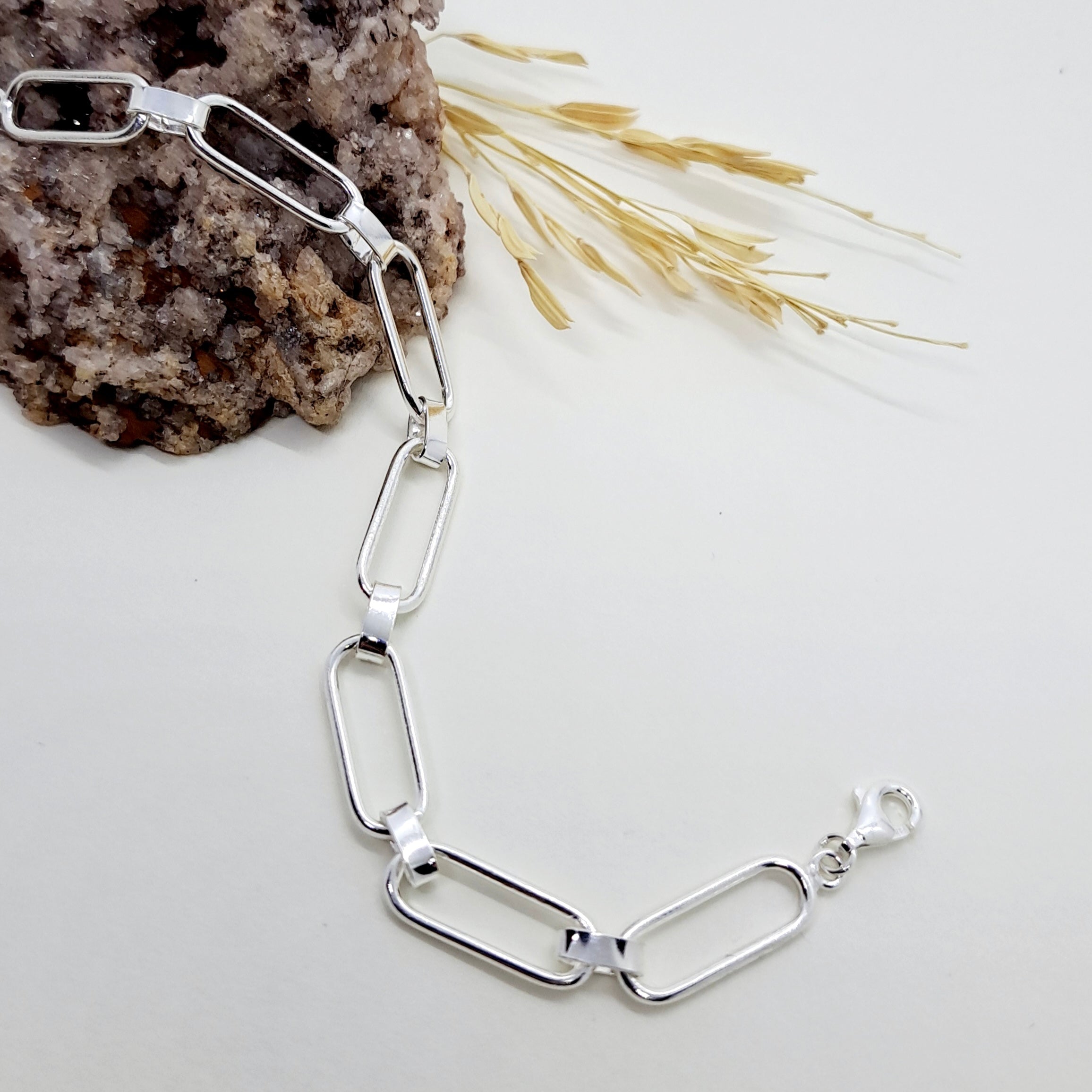 Pulseira em prata 925. PS-043