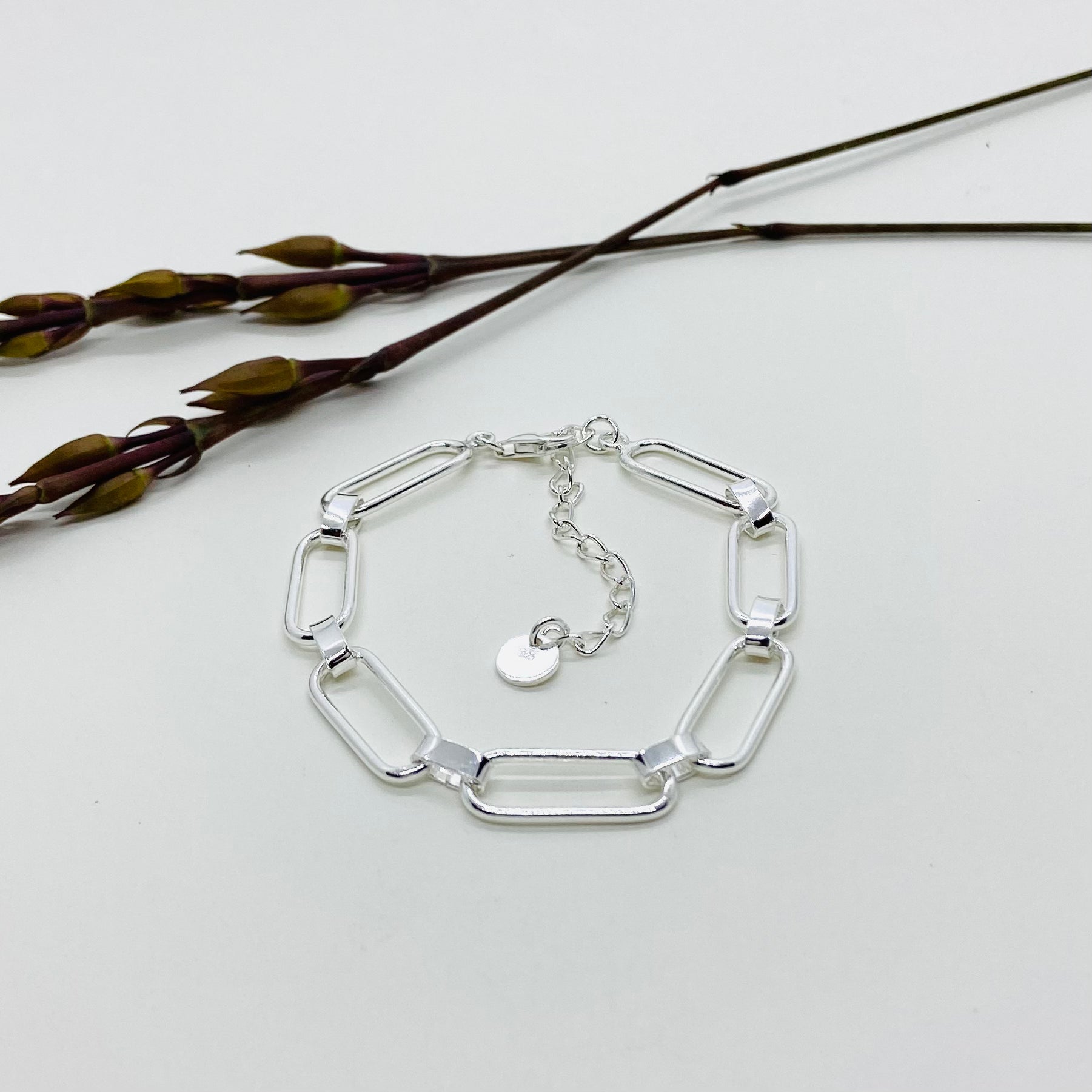 Pulseira em prata 925. PS-043