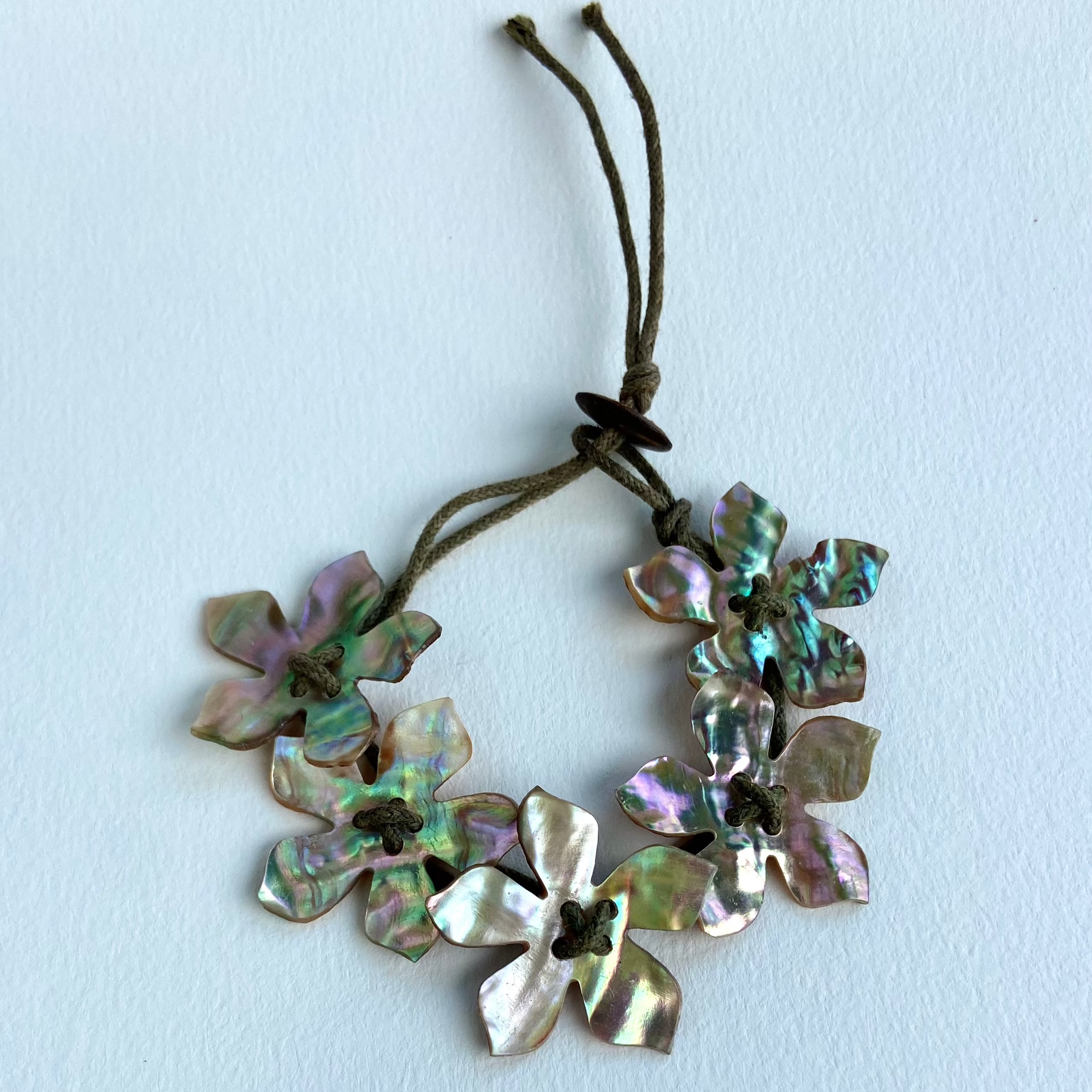 Pulseira Flor Abalone. PS-078.