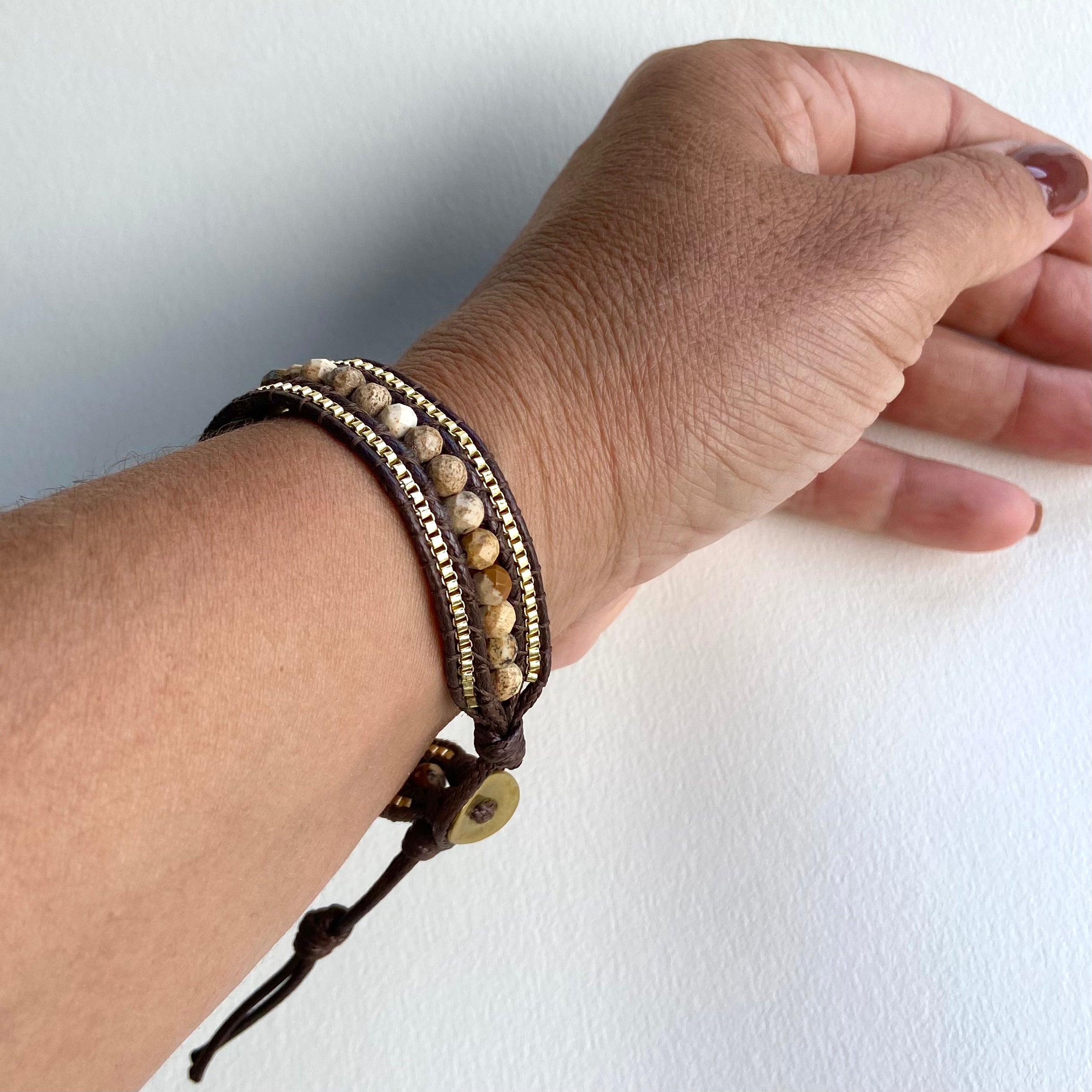 Pulseira Pedras. PS-072.