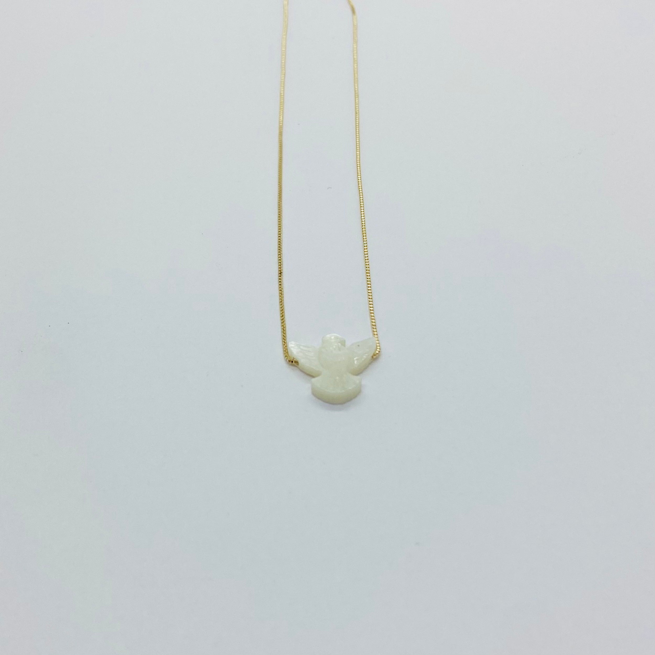 Colar Dourado Pomba. CO-048