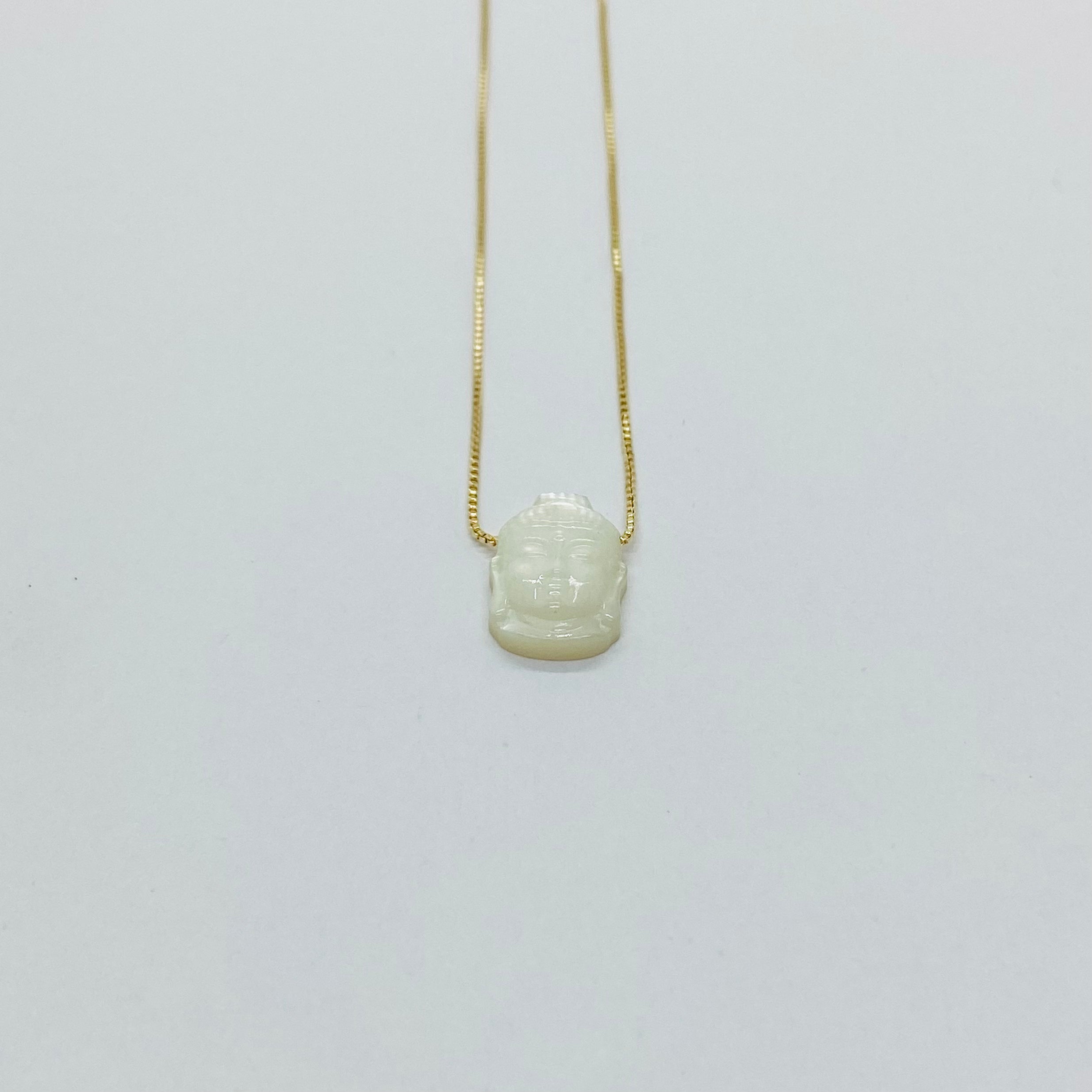 Colar Dourado Buda. CO-049