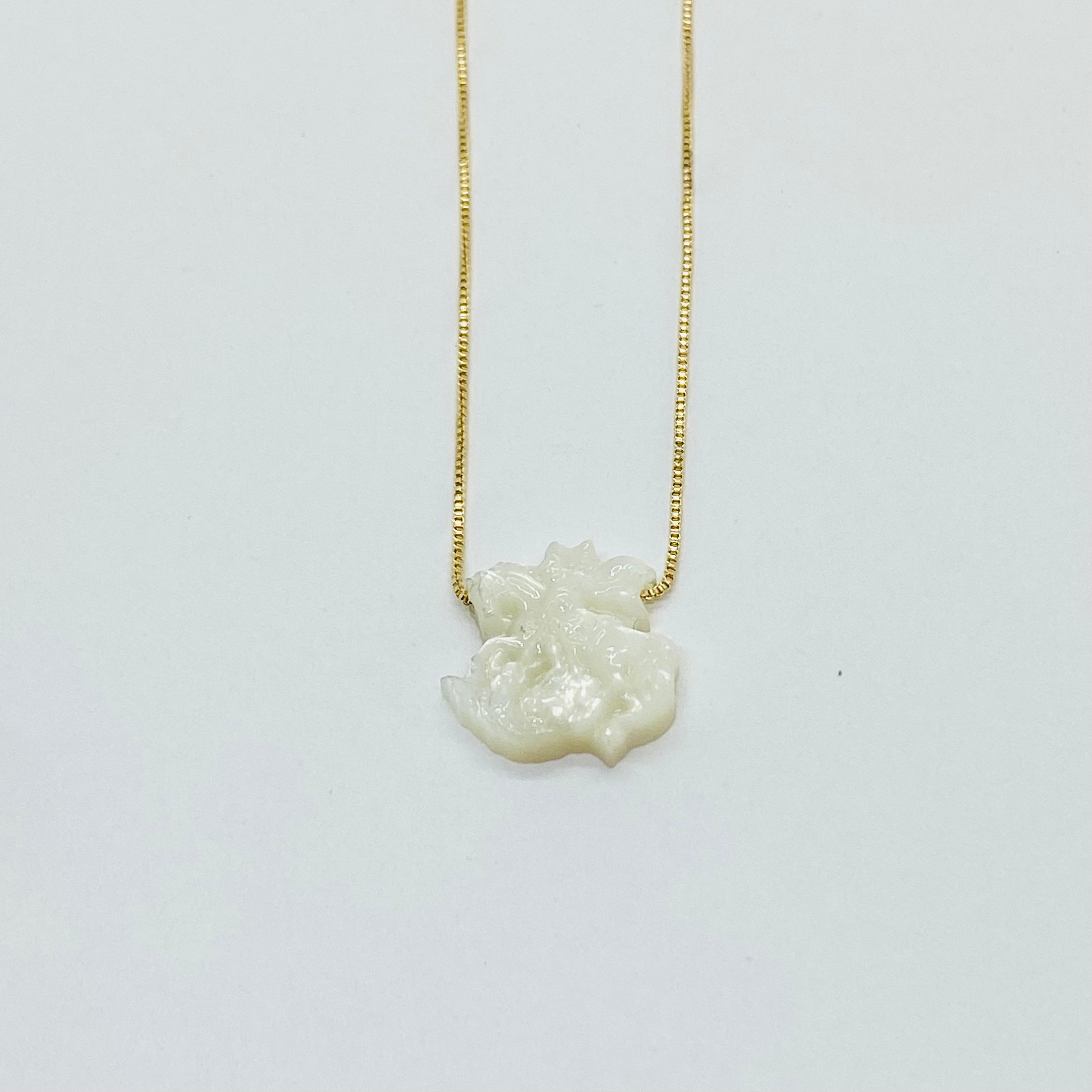 Colar Dourado São Jorge. CO-050