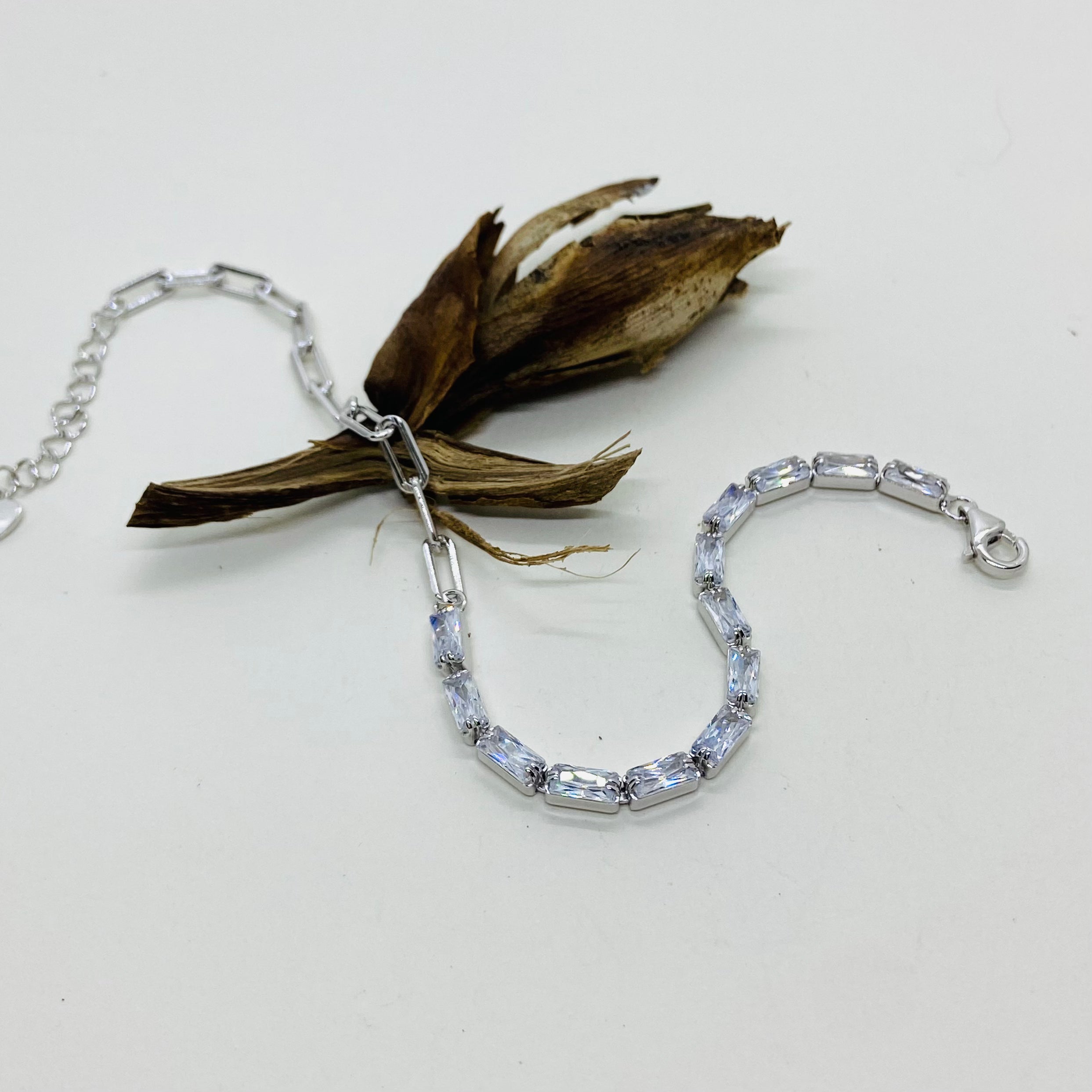 Pulseira Elos e Zircônia. PS-099