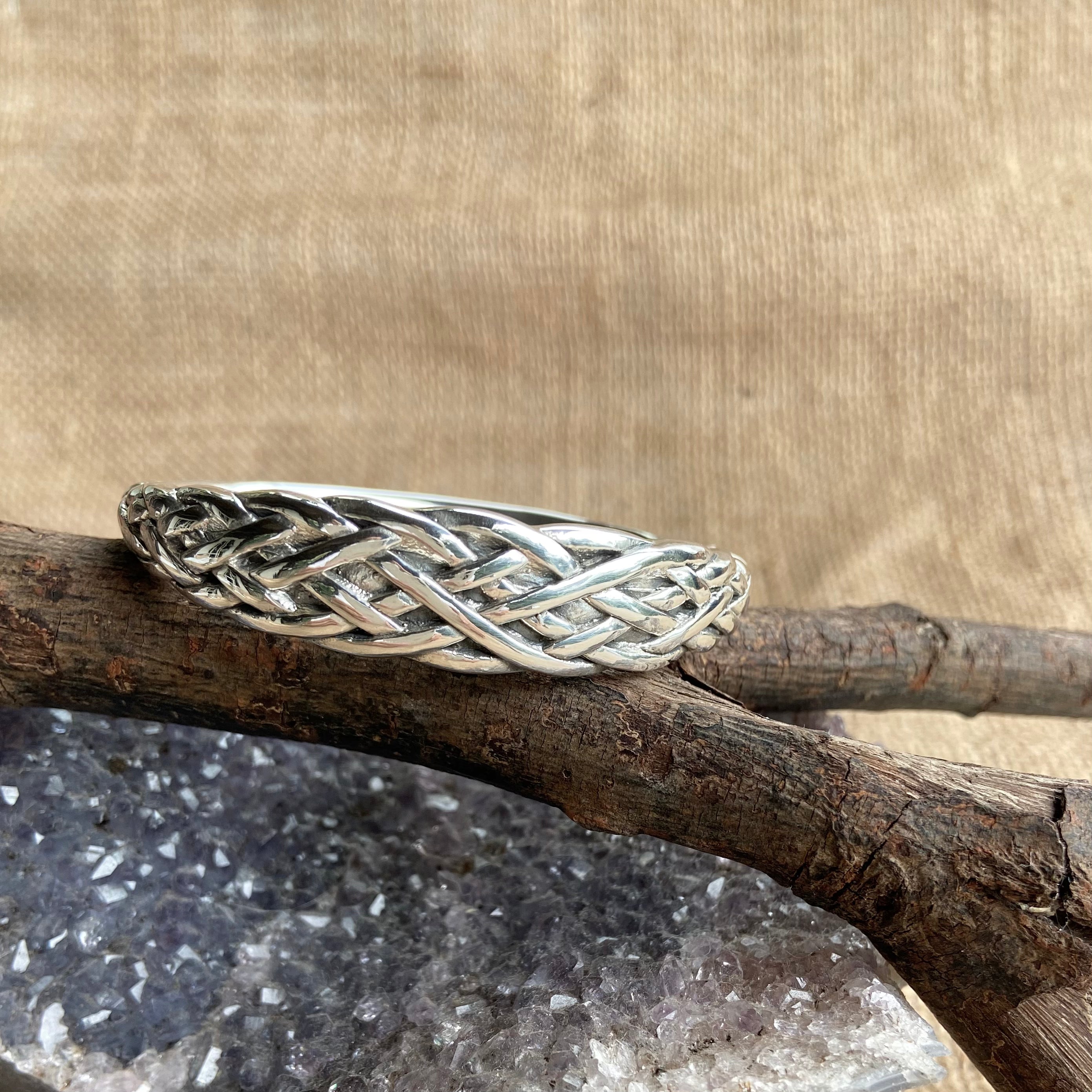 Bracelete Prata 925 eletroformação. BL-08