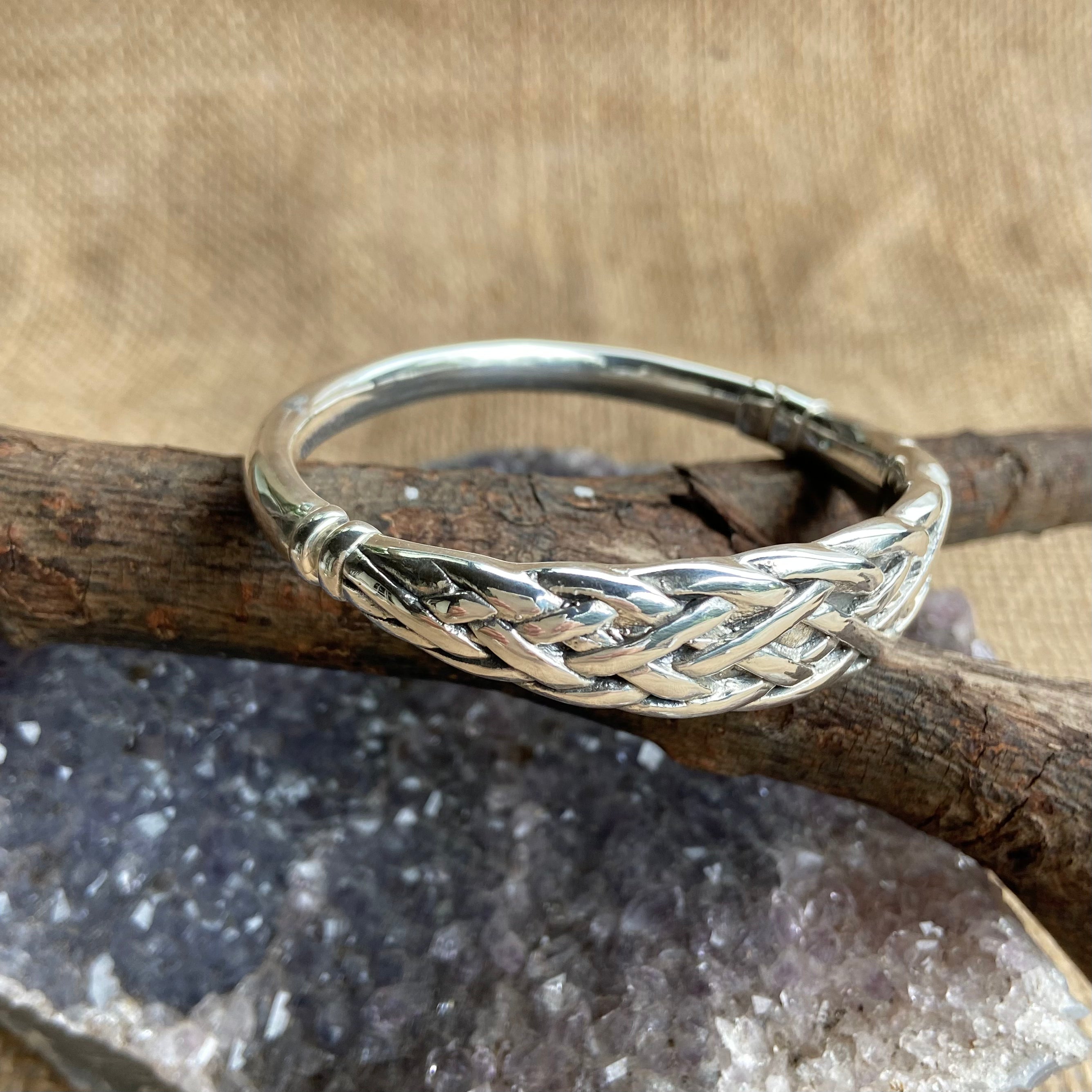 Bracelete Prata 925 eletroformação. BL-08