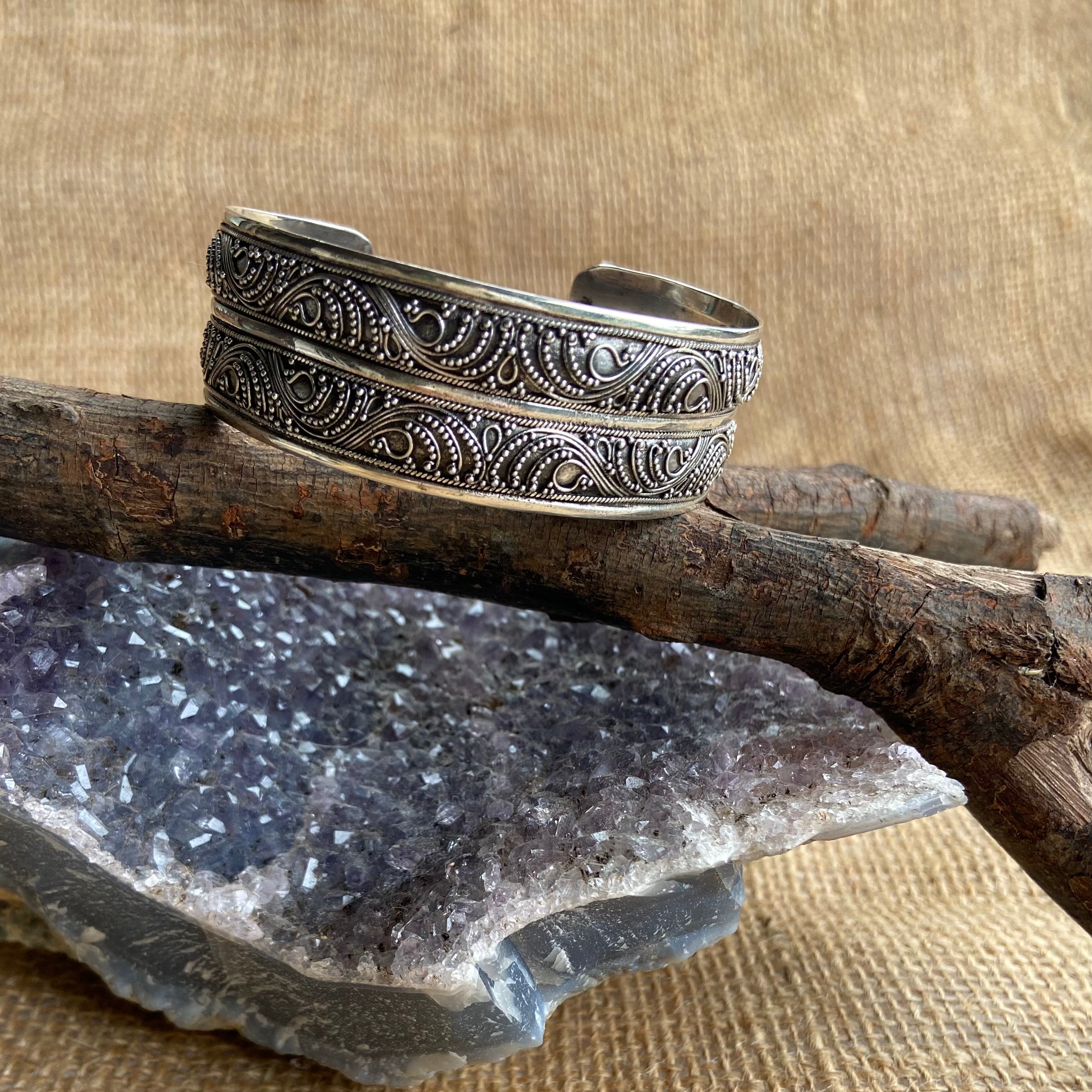 Bracelete prata 925 Bali. BL-011
