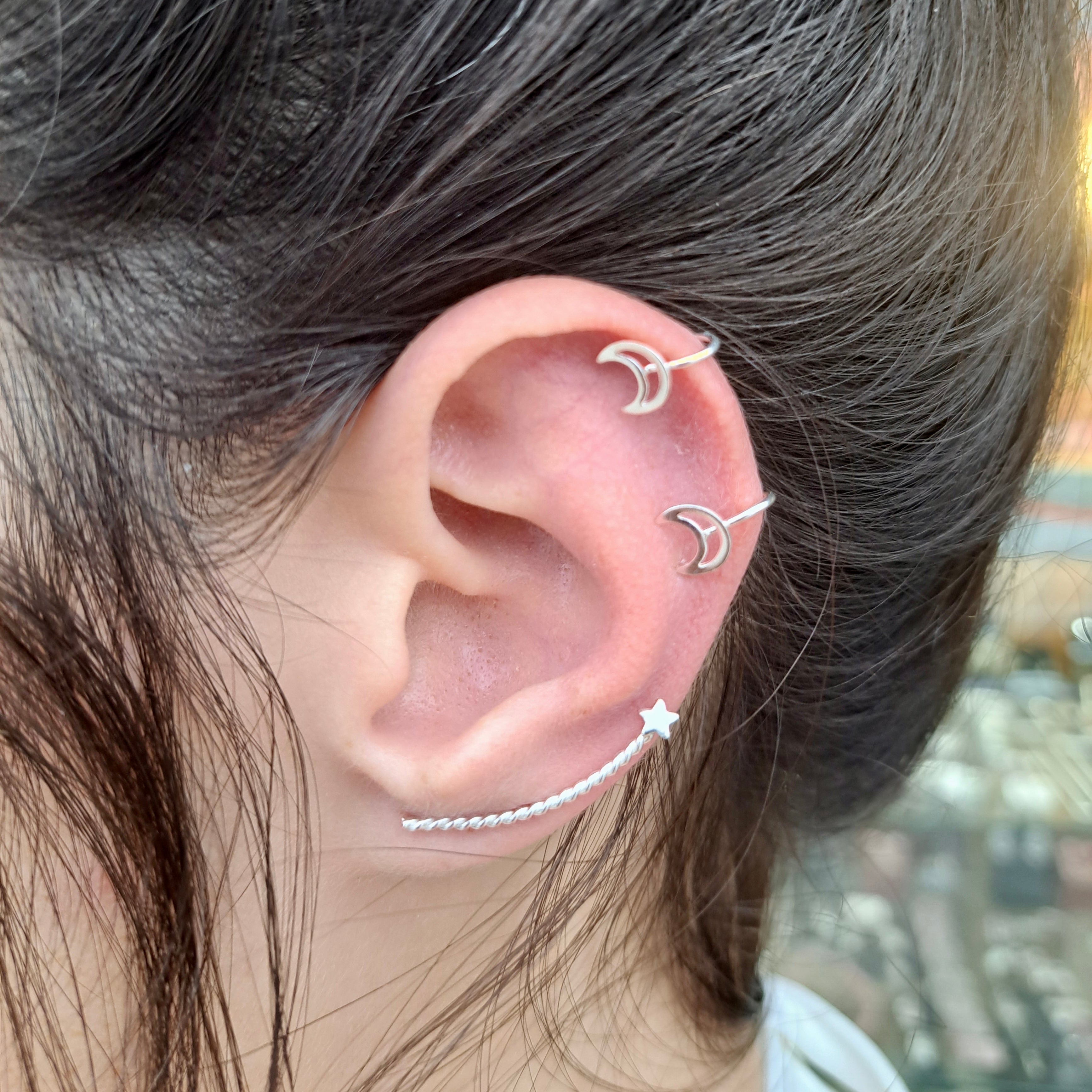 Ear Curff Prata 925. EC-09