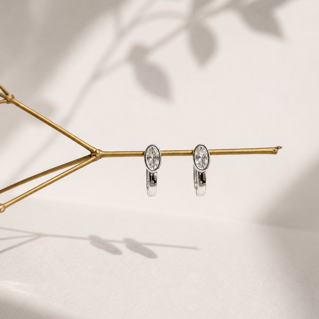 Argola prata 925. BR-251