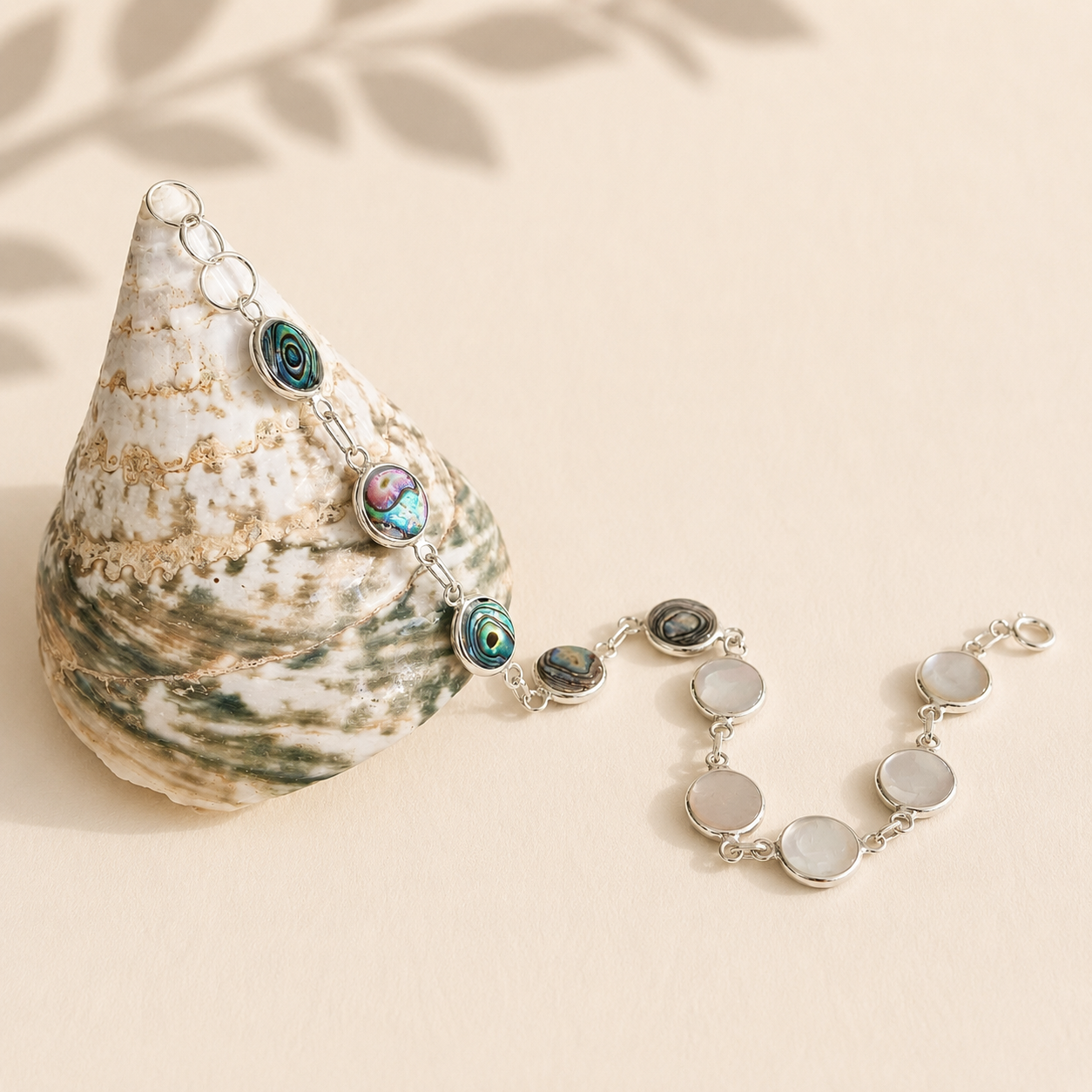 Pulseira Abalone e Madrepérola. PS-112