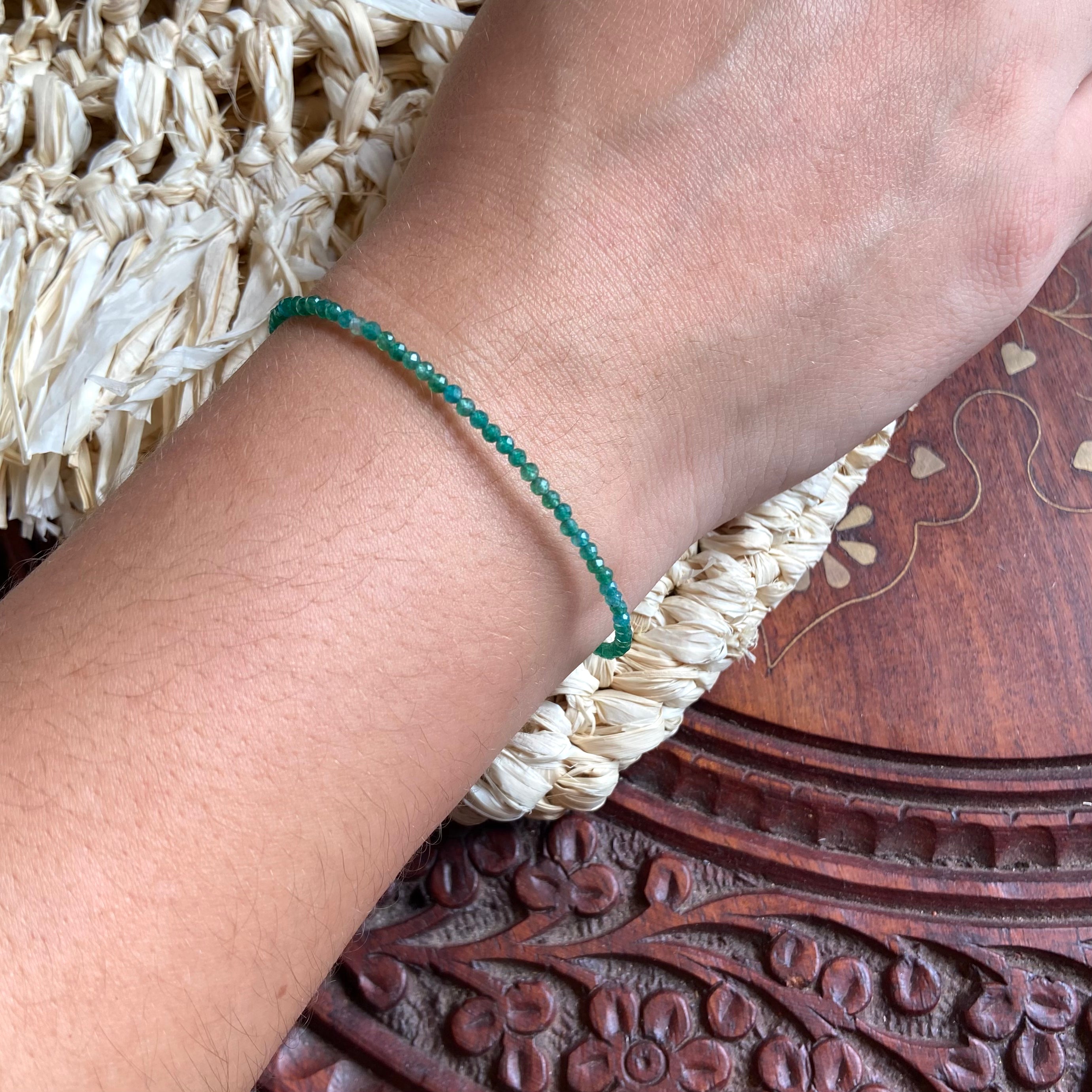 Pulseira esmeralda mini. PS-057