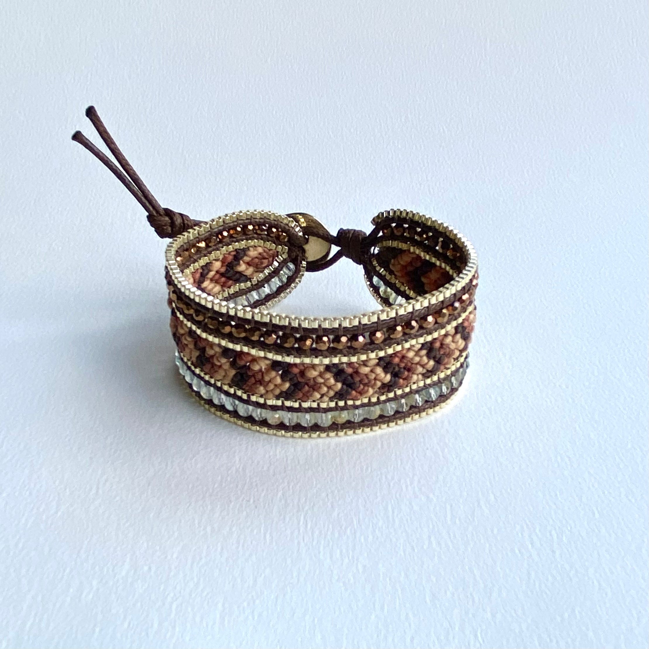 Pulseira Larga Cristal. PS-074.