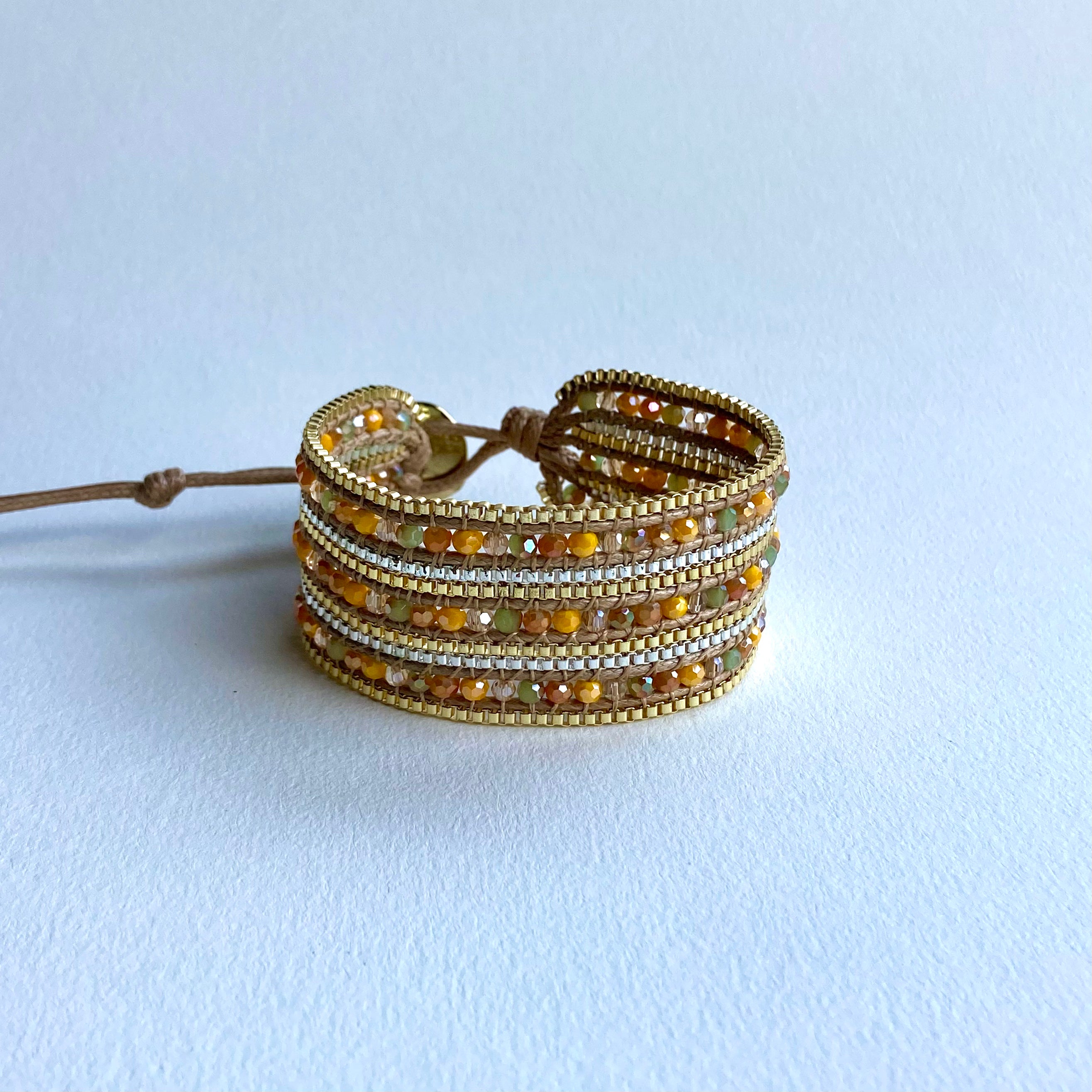 Pulseira Cristais. PS-075.