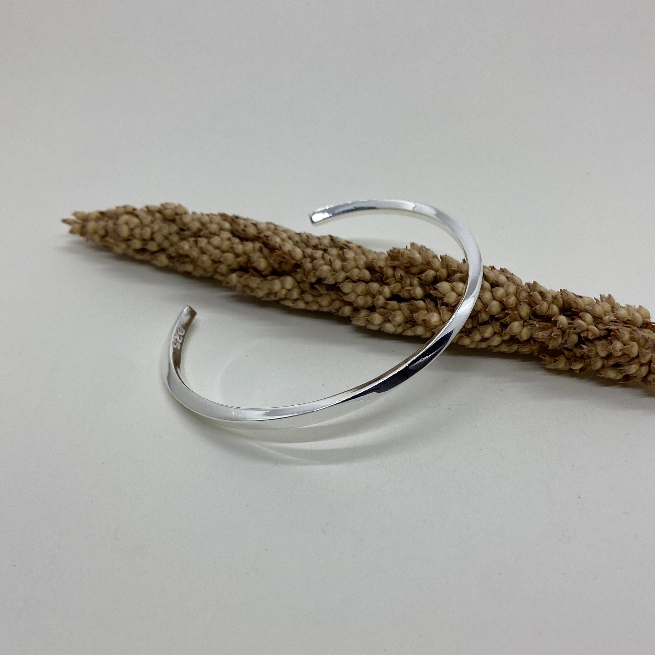 Bracelete aberto prata 925. PS-092