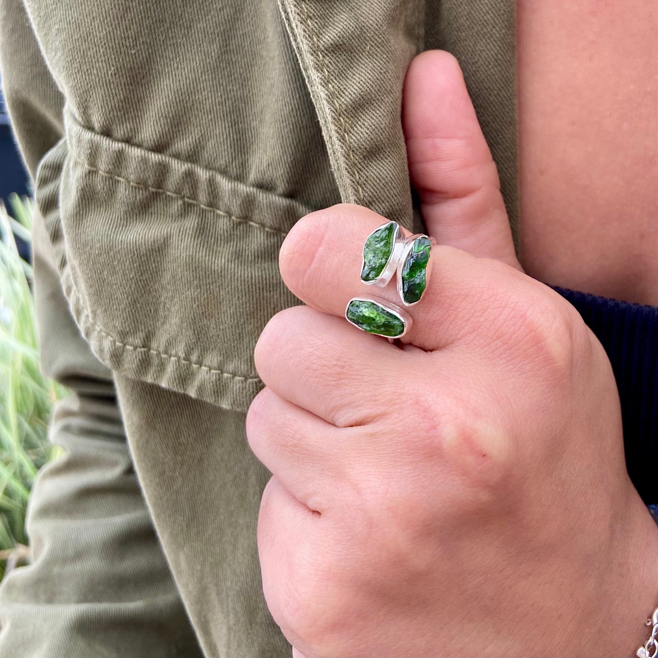 Anel Prata925 Pedra Natural AN000145