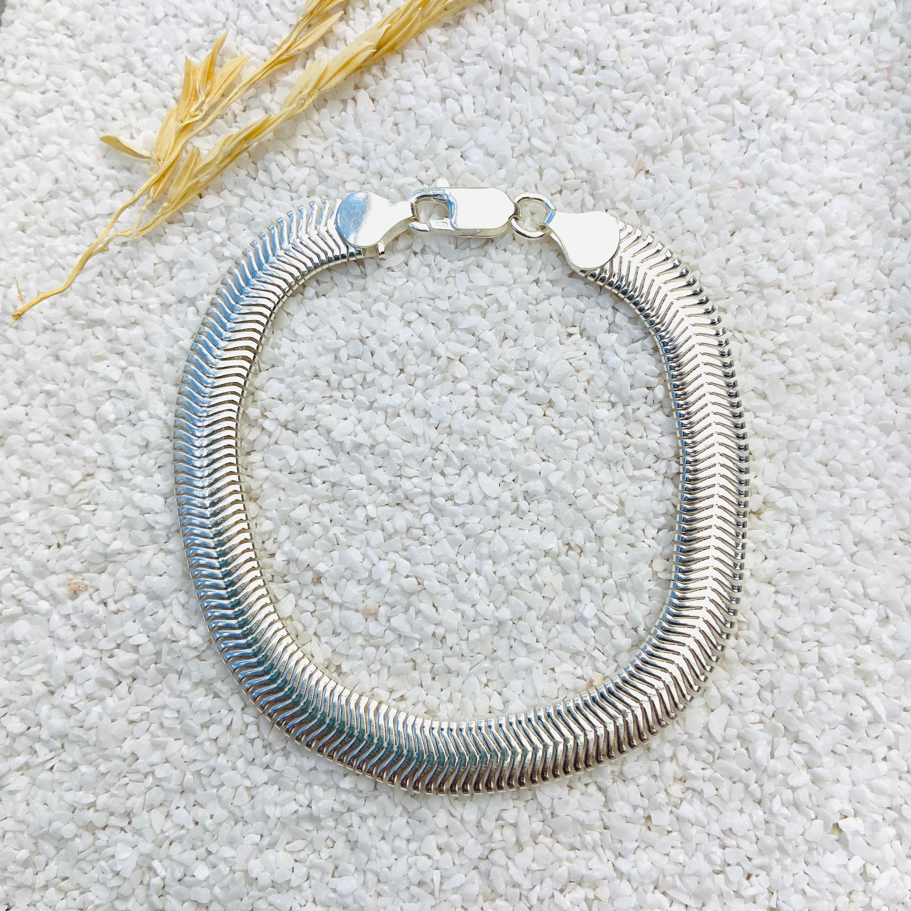 Pulseira lacraia em prata 925 PS-000002