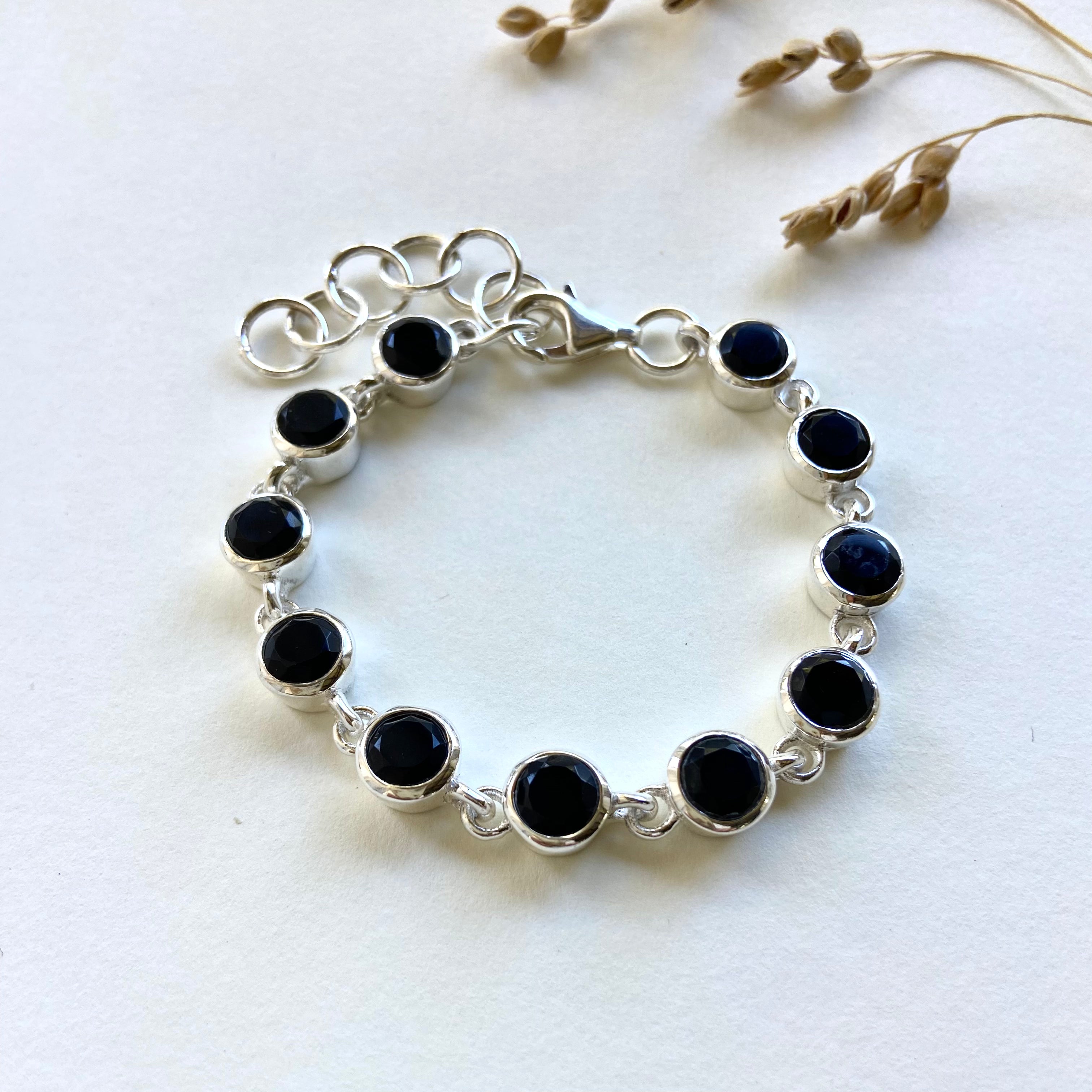 Pulseira Prata 925 E Pedras. PS- 103