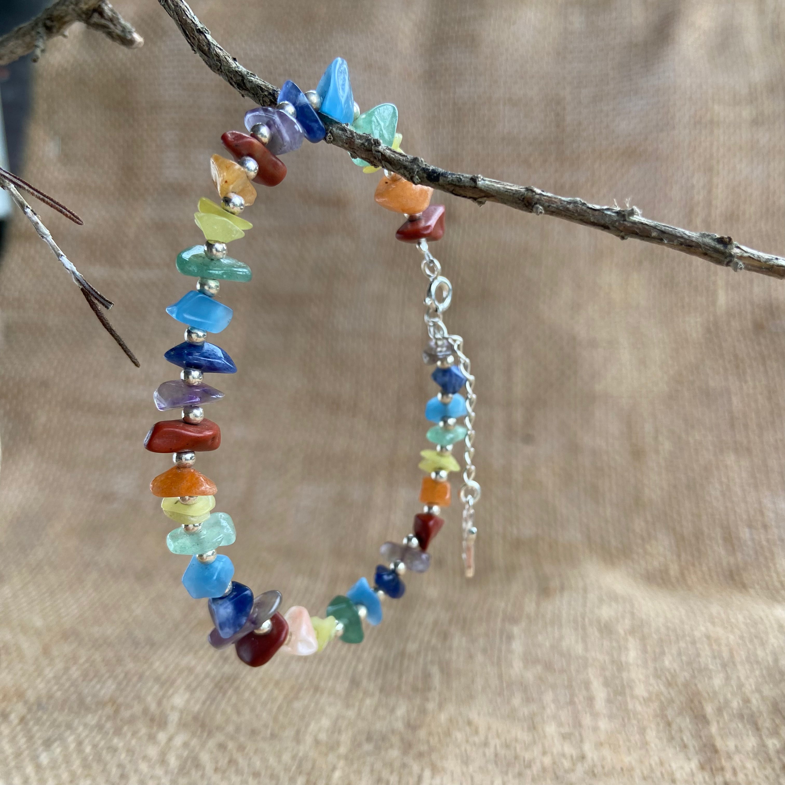 Pulseira Pedra Natural Cores Chakras. PS-034
