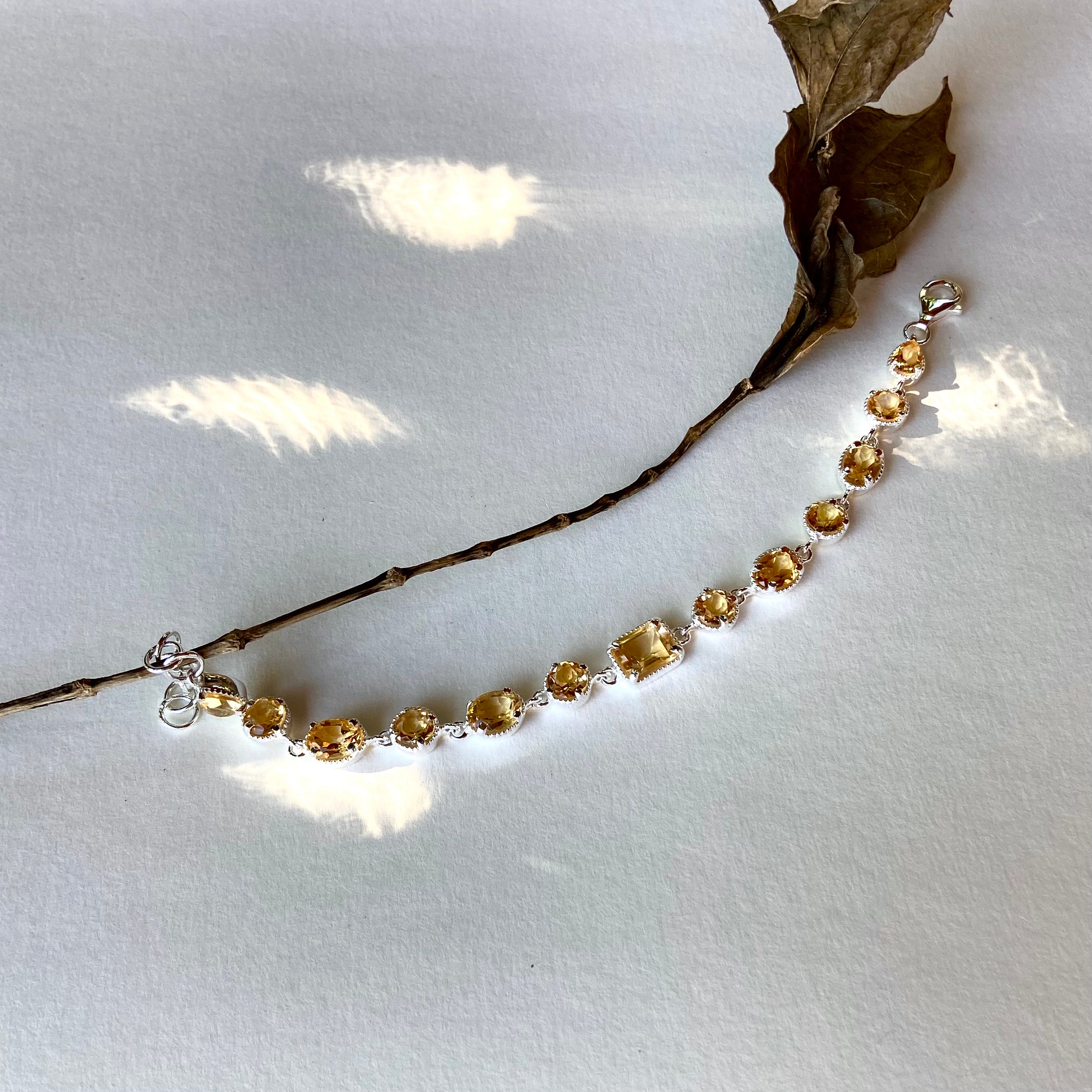 Pulseira Prata 925 e Pedras. PS- 104