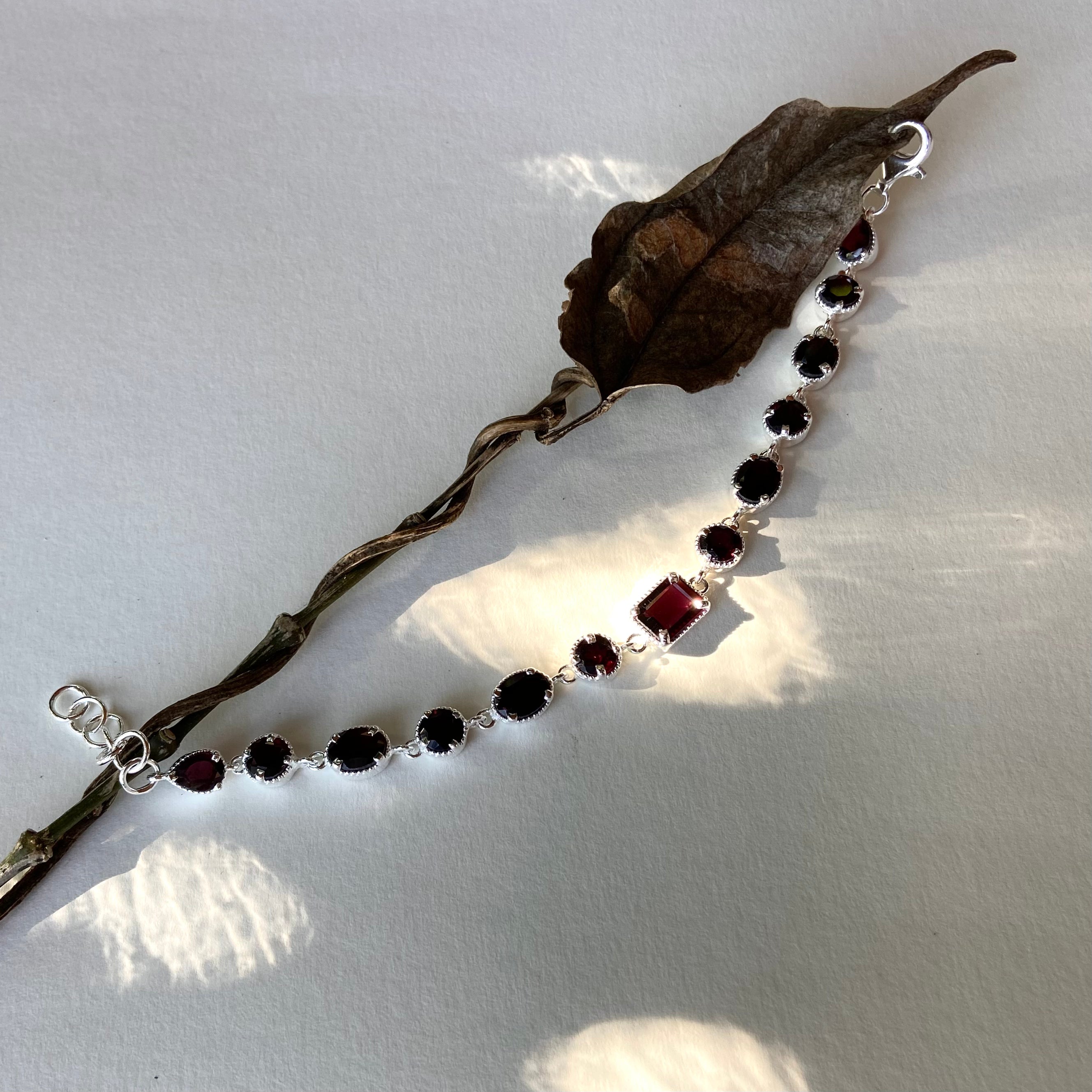Pulseira Prata 925 e Pedras. PS- 104