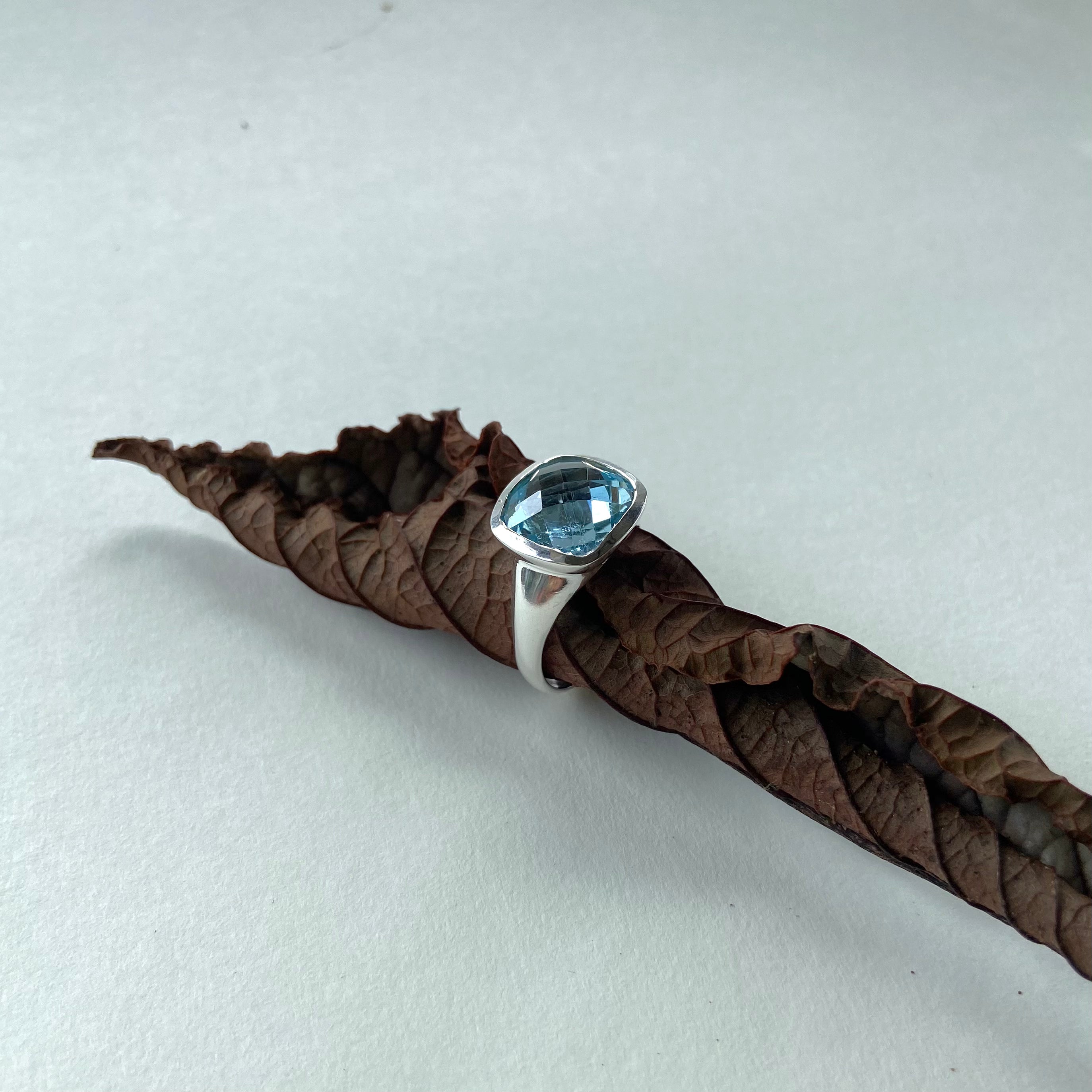 Anel Prata925 Pedra Natural AN000144