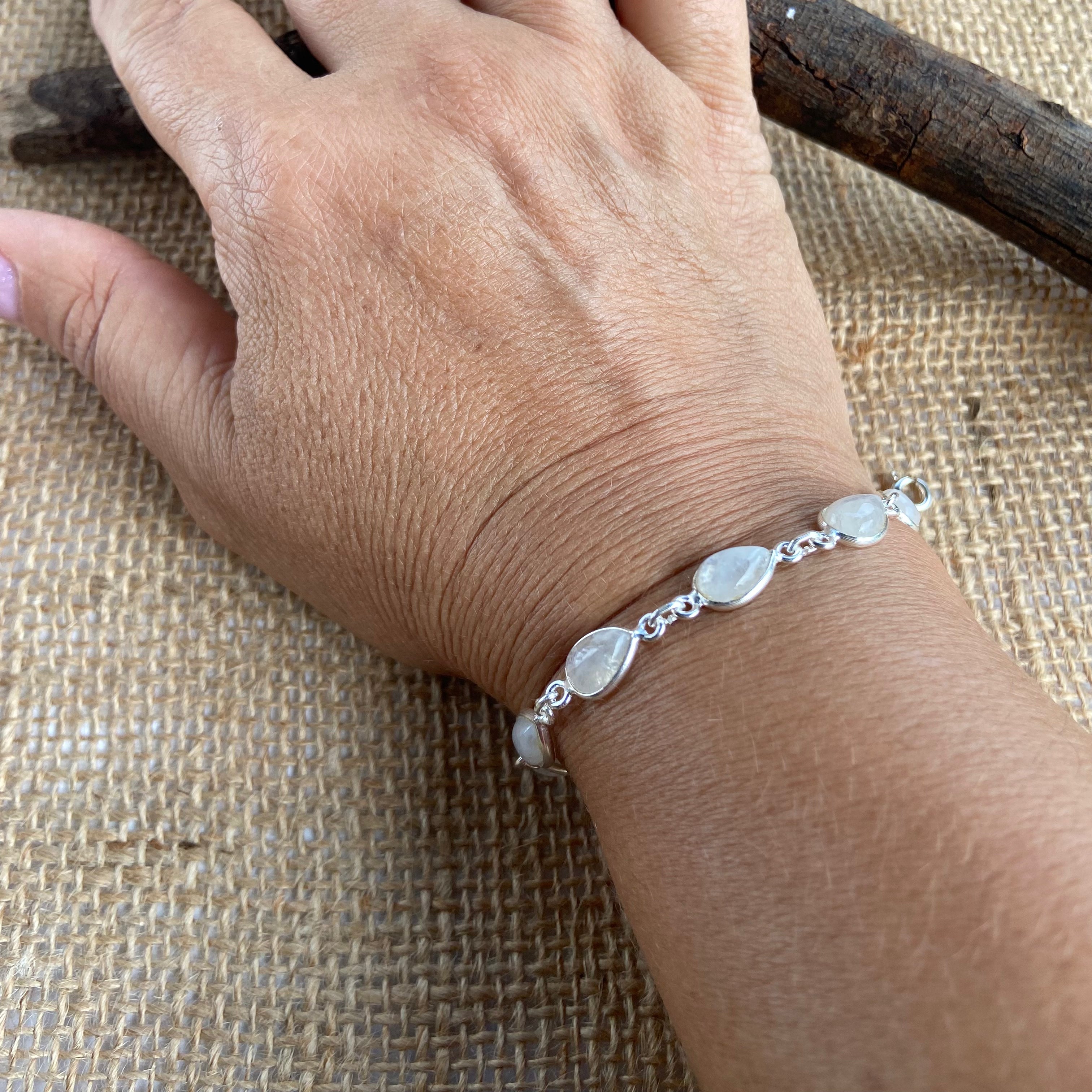Pulseira Pedra Da Lua. PS-035