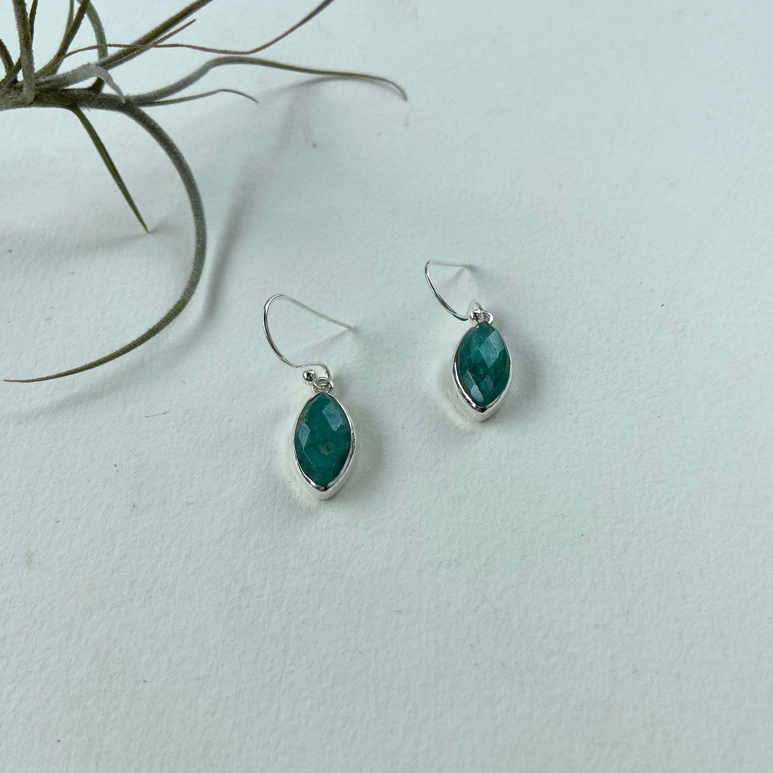 Brinco Pedra Prata 925 BR  000228