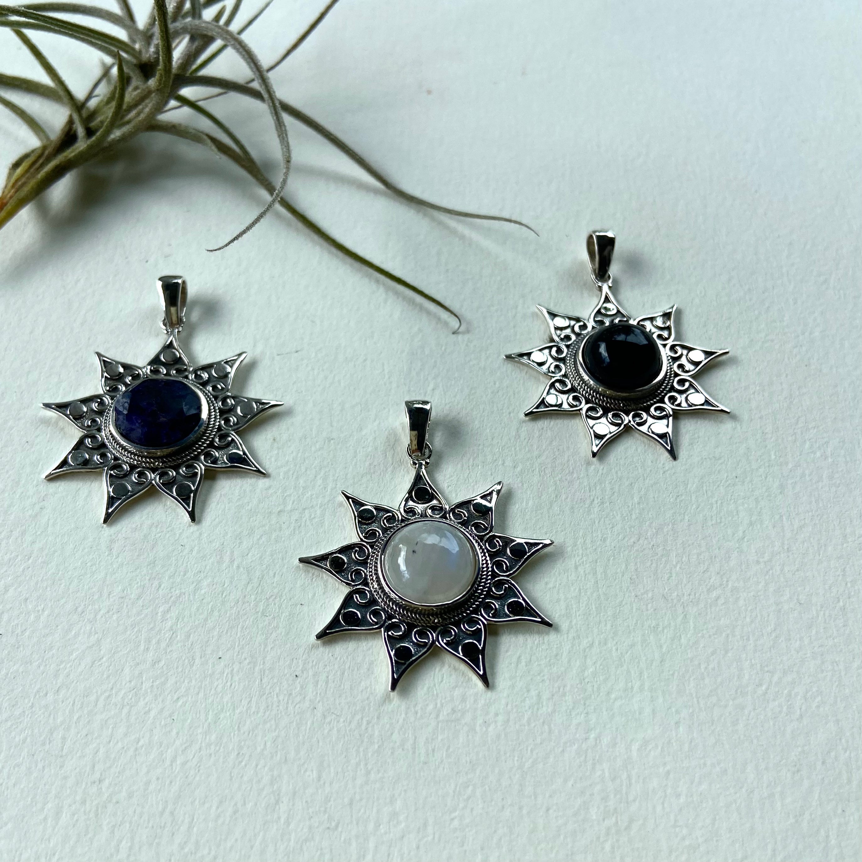 Pingente pedra prata925 PG 000112