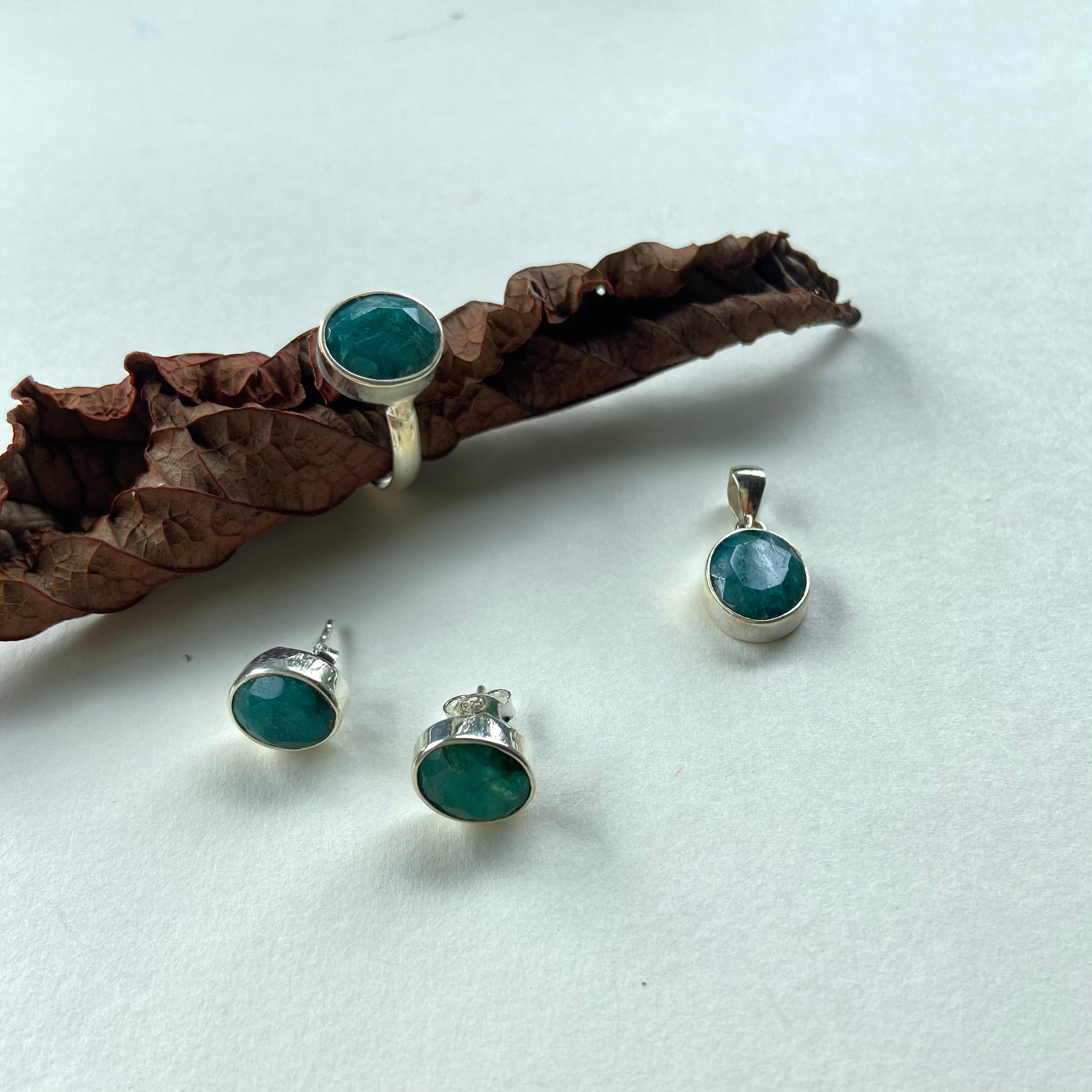 Anel /brinco /pingente prata 925 AN 000146