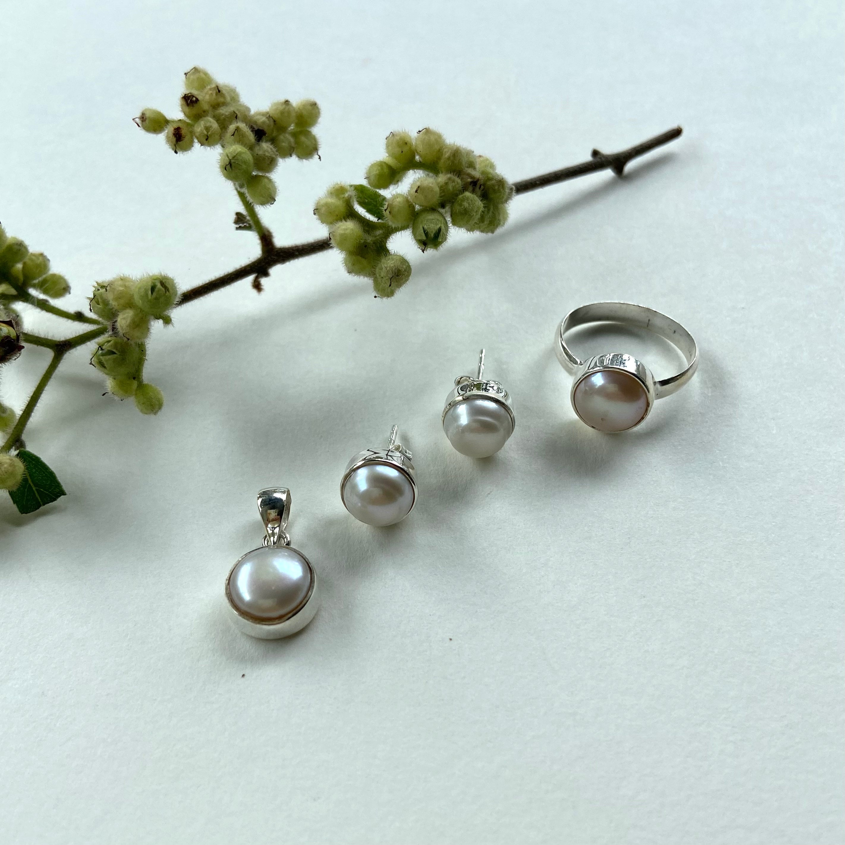 Anel /brinco /pingente prata 925 AN 000146