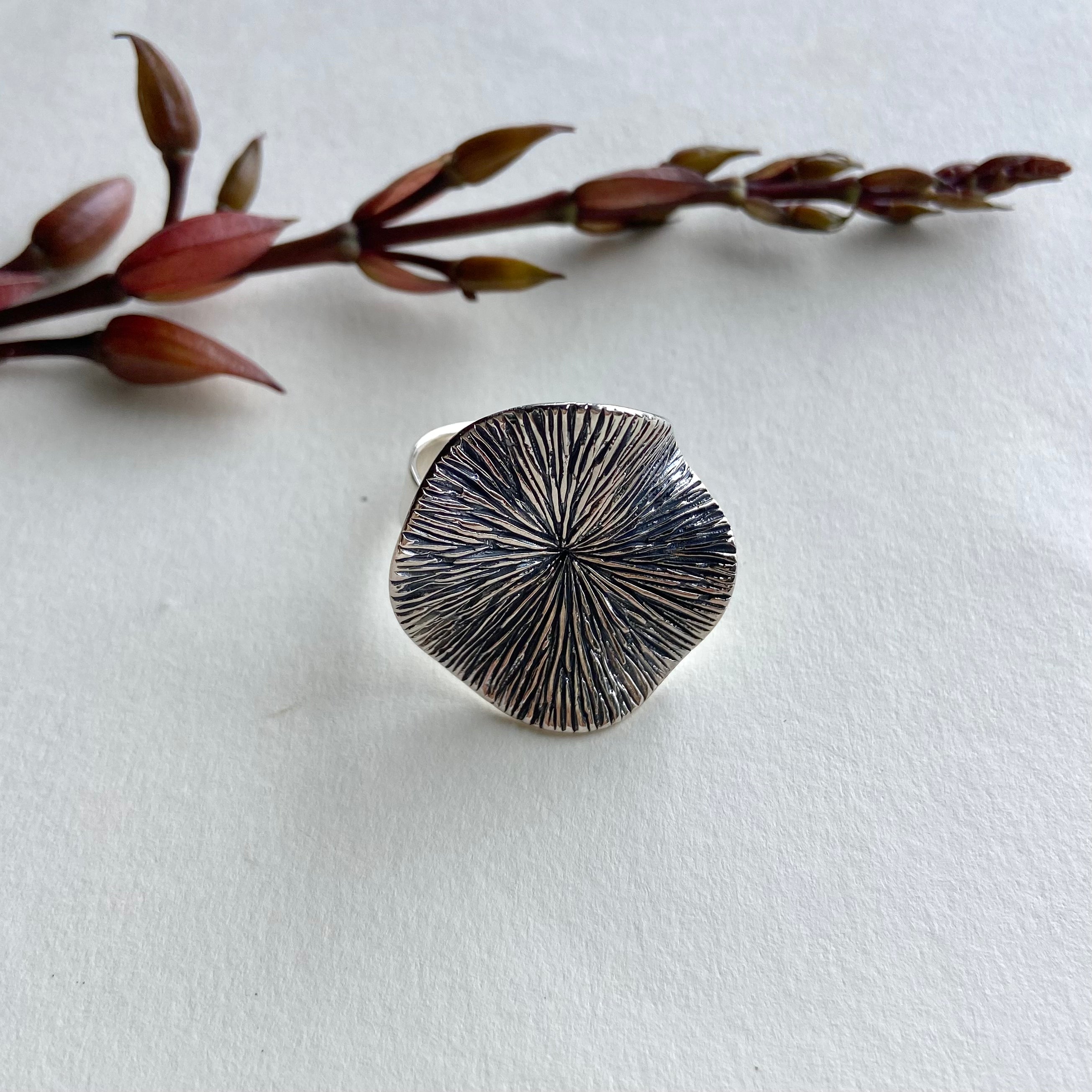 Anel Prata envelhecido 925 AN000152