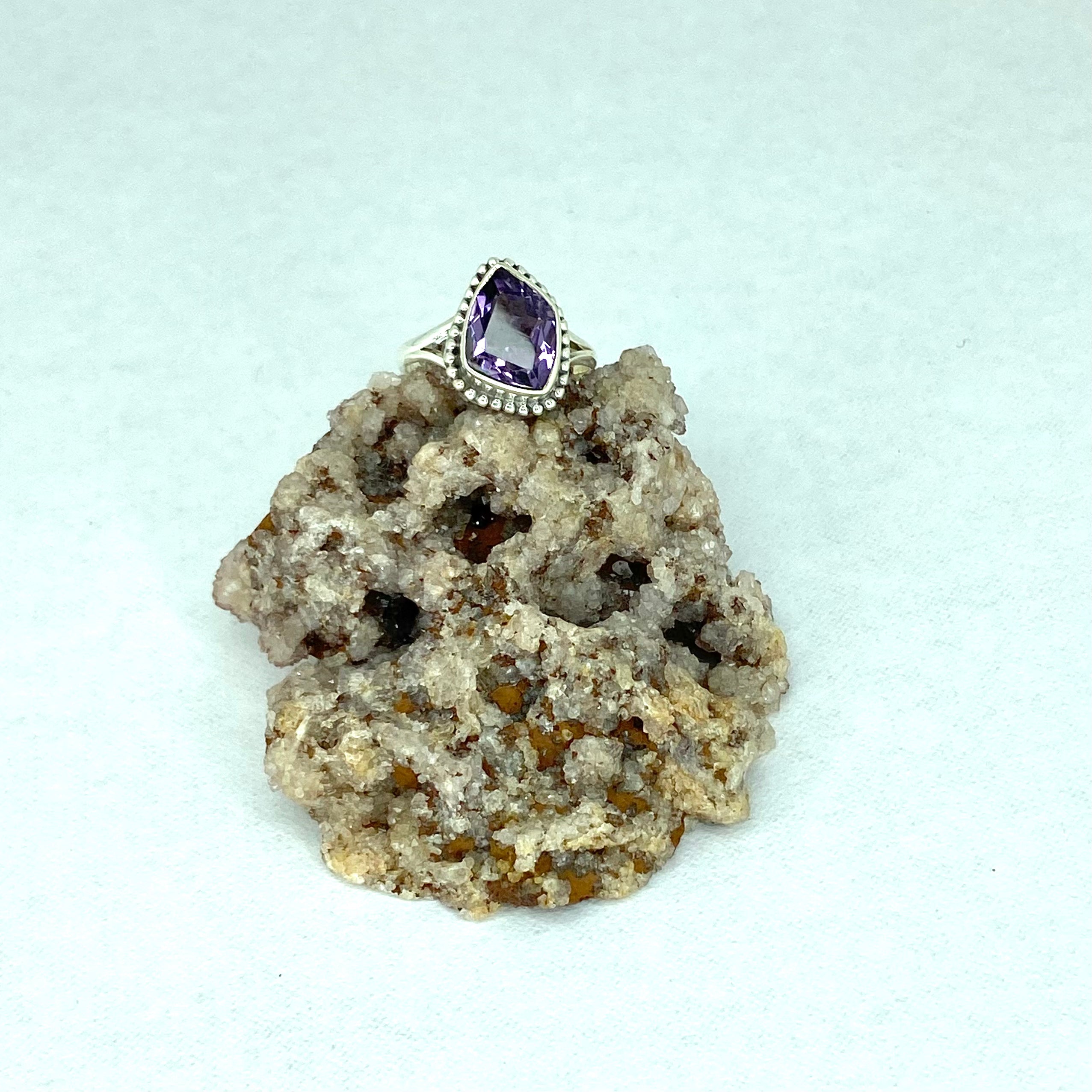 Anel Prata 925 Pedra. AN-056