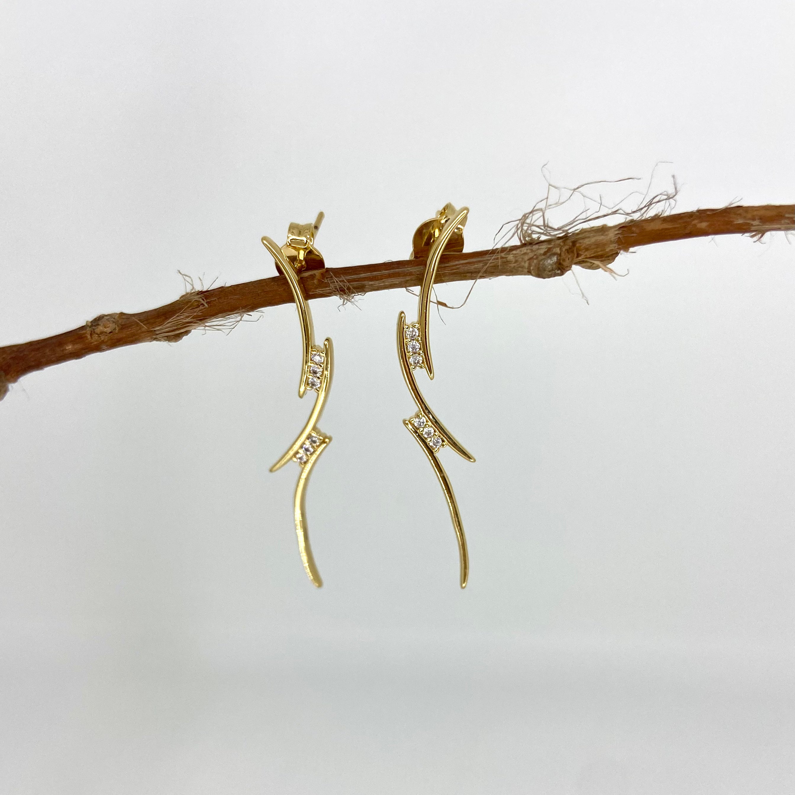 Brinco dourado. BR-0122
